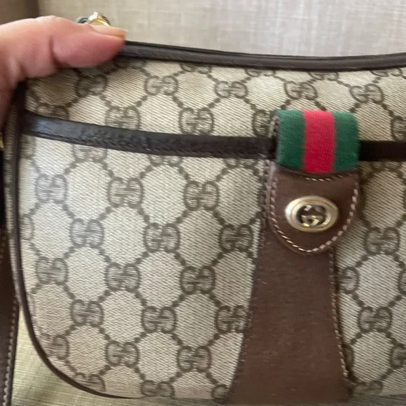 Authentic Gucci vintage web sherry line crossbody bag 89.02.032 (R09) - Picture 9 of 16